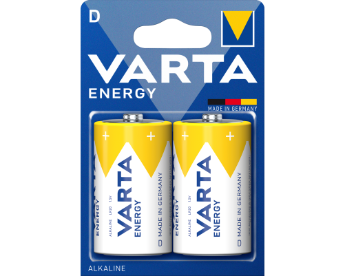 Элемент питания Varta ENERGY LR20 D BL2 Alkaline 1.5V (4120) (2 шт.) Элемент питания Varta ENERGY LR20 D BL2 Alkaline 1.5V (4120) (2 шт.)