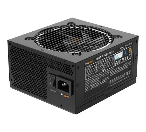 Блоки питания 1000 Вт be quiet! PURE POWER 11 FM, черный