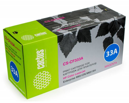 Картридж лазерный Cactus CS-CF333A CF333A для HP CLJ M651dn/M651n/M651xh, пурпурный (15000 стр.) Картридж лазерный Cactus CS-CF333A CF333A для HP CLJ M651dn/M651n/M651xh, пурпурный (15000 стр.)