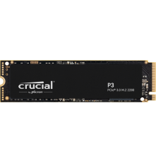 Твердотельный накопитель Crucial P3 1TB M.2 2280 NVMe (PCIe Gen 3 x4) (3500 MB/s Read 3000 MB/s Write), OEM