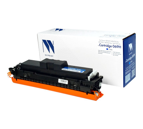 Тонер-картридж NVP NV-069H для Canon iSENSYS LBP673Cdw/MF750C/MF752Cdw/MF754Cdw, голубой (5500 стр.)