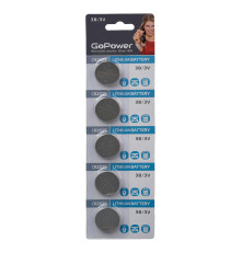 Элемент питания GoPower CR2025 BL5 Lithium 3V
