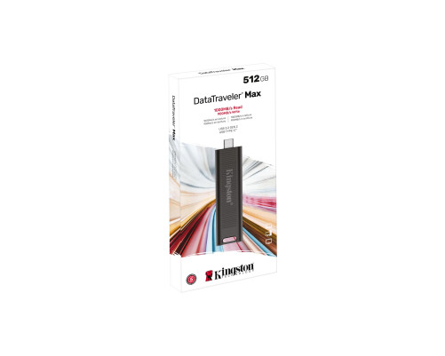 Накопитель USB Flash Drive Kingston 512GB DataTraveler Max, черный