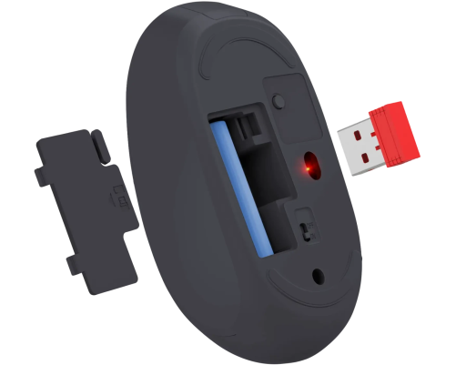 Мышь беспроводная Defender Smart MM-396, 3кн, 2.4G+BT, 500мАч, 1600 dpi, черный Мышь беспроводная Defender Smart MM-396, 3кн, 2.4G+BT, 500мАч, 1600 dpi, черный