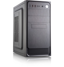 Корпус 450 Вт Forza mATX, 450W, 2xUSB2.0, Black, wo FAN, 12 cm fan PSU, power cord