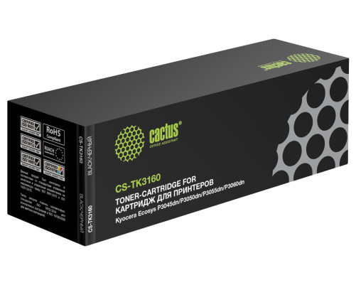 Картридж Cactus CS-TK3160 TK-3160 для Kyocera Ecosys P3045dn/P3050dn/P3050dn/P3055dn/P3060dn/M3145dn/M3645dn (12500 стр.) Картридж Cactus CS-TK3160 TK-3160 для Kyocera Ecosys P3045dn/P3050dn/P3050dn/P3055dn/P3060dn/M3145dn/M3645dn (12500 стр.)