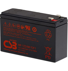Аккумулятор свинцово-кислотный CSB HR1224W F2 F1, 12В/6Ач 