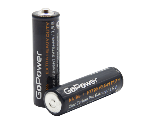 Элемент питания GoPower R6 AA BL4 Heavy Duty 1.5V (4 шт.) Элемент питания GoPower R6 AA BL4 Heavy Duty 1.5V (4 шт.)