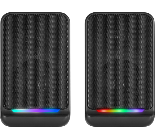 Акустическая система 2.0 Defender SPK 120, 6 Вт, подсветка, питание от USB, черный