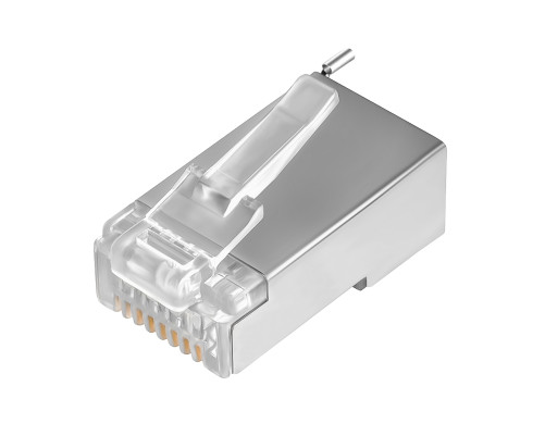 Коннектор RJ-45 cat.5e FTP Male 8p8c, экранированный (10 шт/уп)