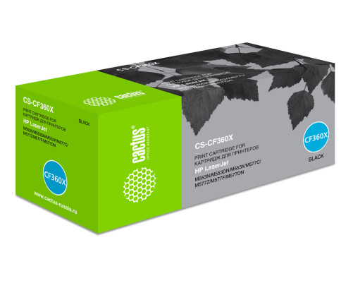 Картридж лазерный Cactus CS-CF360X CF360X для HP CLJ M552dn/M553dn/M553N/M553x, черный (12500 стр.) Картридж лазерный Cactus CS-CF360X CF360X для HP CLJ M552dn/M553dn/M553N/M553x, черный (12500 стр.)