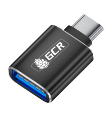 Переходник USB TypeC-USB 3.0, M/AF, черный, GCR-52299