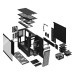 Корпус Fractal Design Define 7 TG Dark Tint, черный