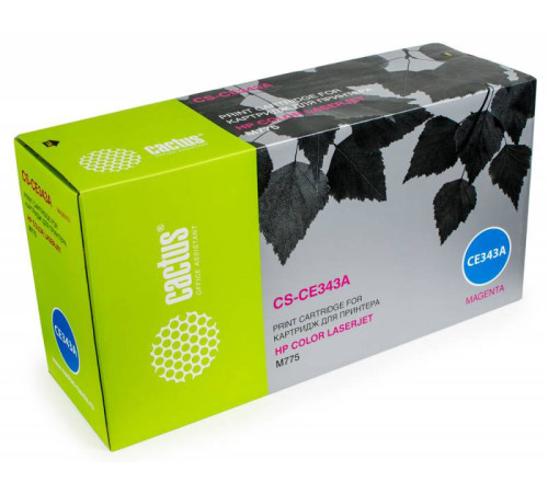 Картридж Cactus CS-CE343A CE343A для HP CLJ M775, пурпурный (16000 стр.)
