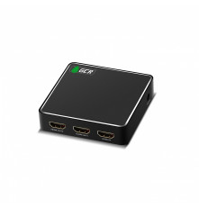 Разветвитель HDMI Greenline GL-vA03, 1 на 2 выхода, 4Kx2K 60Hz HDR 4:2:0