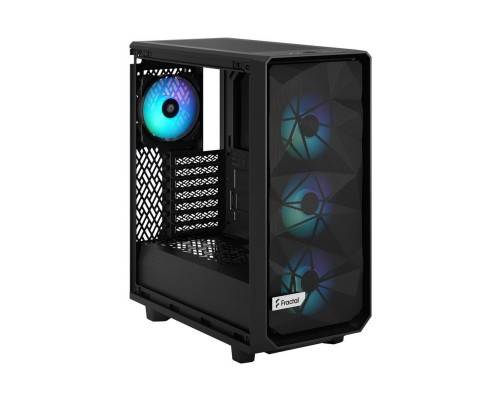 Корпус Fractal Design Meshify 2 Compact Lite RGB TG Light Tint, черный Корпус Fractal Design Meshify 2 Compact Lite RGB TG Light Tint, черный