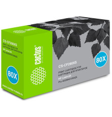 Картридж лазерный Cactus CS-CF280XS CF280X для HP LJ Pro 400/M401/M425, черный (6900 стр.)