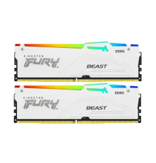 Модуль оперативной памяти Kingston 32GB DDR5-6000 (Kit of 2) FURY Beast White RGB EXPO KF560C36BWE2AK2-32