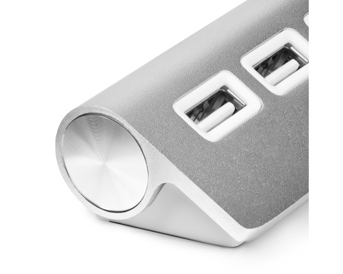 USB разветвитель Greenconnect GCR-UH227S, серебристый USB разветвитель Greenconnect GCR-UH227S, серебристый