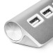 USB разветвитель Greenconnect GCR-UH227S, серебристый
