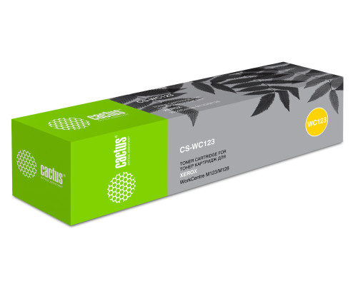 Картридж Cactus CS-WC123 006R01182 для Xerox WC 133/M123/M128/Pro123 (30000 стр.)