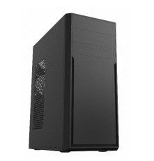 Корпус 450 Вт Foxline FL-302-FZ450-U32 ATX, black, wPSU 450W 8cm, w2xUSB2.0+2xUSB3.0, wpwr cord, wo FAN