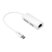 Адаптер GoPower Type-C (m)-RJ-45 (f), белый