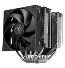 Вентилятор для процессора Thermalright Royal Pretor 130 (4-pin PWM, 158mm, Ni/Cu, 6x6mm, 1x120+1x130mm, 80.45CFM/81.88CFM, 29.4dBA/28.3dBA, 2150PM/1750RPM, S: 1200, 1700, 1851, 2011, 2066, 115X, AM4, AM5, silver, black)