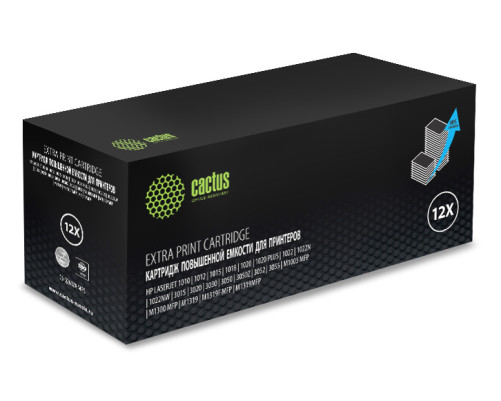 Картридж Cactus CS-Q2612X-MPS Q2612X для HP LJ 1010/1012/1015/1018/1020 черный (3000 стр.)