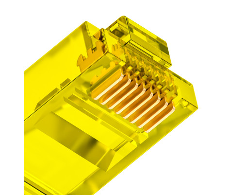Коннектор цветной RJ-45 cat.5e UTP Male, 8p8c 15 шт (3 цвета по 5 шт), GCR-51802 Коннектор цветной RJ-45 cat.5e UTP Male, 8p8c 15 шт (3 цвета по 5 шт), GCR-51802