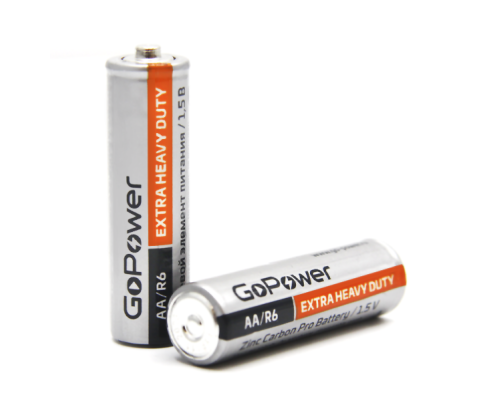 Элемент питания GoPower R6 AA BL4 Heavy Duty 1.5V (4 шт.) Элемент питания GoPower R6 AA BL4 Heavy Duty 1.5V (4 шт.)