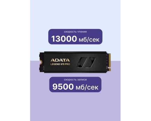 Твердотельный накопитель ADATA LEGEND 970 PRO, 1TB, M.2(22x80mm) Твердотельный накопитель ADATA LEGEND 970 PRO, 1TB, M.2(22x80mm)