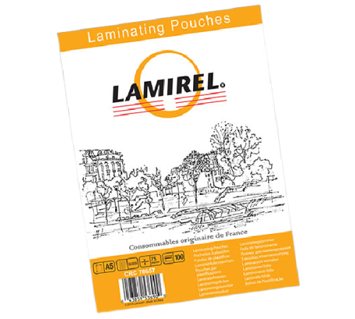Пленка для ламинирования  Lamirel А5, 75мкм, 100 шт.