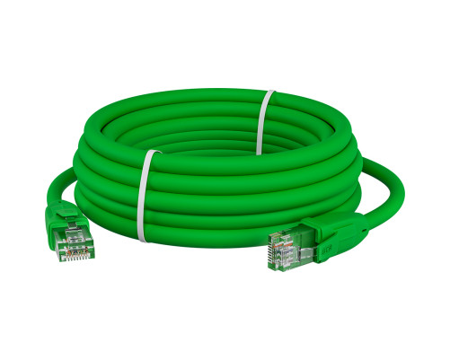 Патч-корд прямой 20.0m UTP кат.6, зеленый, 24 AWG, ethernet high speed, RJ45, T568B, GCR-52394 Патч-корд прямой 20.0m UTP кат.6, зеленый, 24 AWG, ethernet high speed, RJ45, T568B, GCR-52394