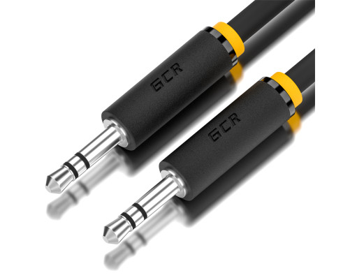 Кабель jack 3,5mm/jack 3,5mm, 5 м, черный, ультрагибкий, M/M, экран, стерео Кабель jack 3,5mm/jack 3,5mm, 5 м, черный, ультрагибкий, M/M, экран, стерео