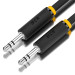Кабель jack 3,5mm/jack 3,5mm, 5 м, черный, ультрагибкий, M/M, экран, стерео