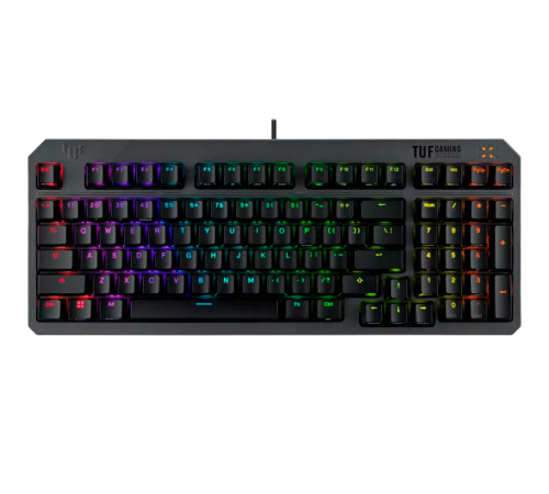 Клавиатура проводная игровая ASUS RA07 TUF K3 GEN II, механическая, 97 клавиш , USB, черный
