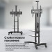 Мобильная МОТОРИЗОВАННАЯ стойка ONKRON на 1 ТВ TS1881 Elift BLACK