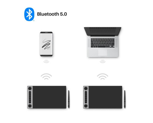 Графический планшет Huion Q630M, черный