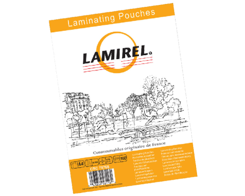 Пленка для ламинирования  Lamirel А4, 175мкм, 100 шт.