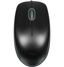 Мышь проводная Logitech M110, черный