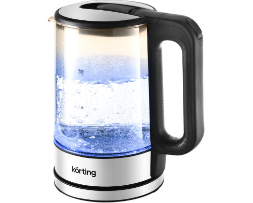 Чайник KORTING KWK 0903 G, серебристый/черный