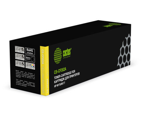 Картридж лазерный Cactus CS-CF352A CF352A для HP M176/M177, желтый (1000 стр.) Картридж лазерный Cactus CS-CF352A CF352A для HP M176/M177, желтый (1000 стр.)