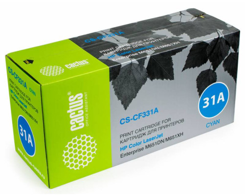 Картридж лазерный Cactus CS-CF331A CF331A для HP CLJ M651dn/M651n/M651xh, голубой (15000 стр.) Картридж лазерный Cactus CS-CF331A CF331A для HP CLJ M651dn/M651n/M651xh, голубой (15000 стр.)