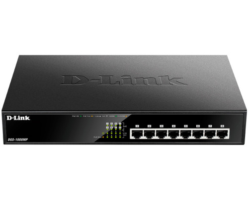 Коммутатор D-Link DGS-1008MP/B1A
