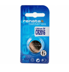 Элемент питания Renata CR2016 BL1 Lithium 3V