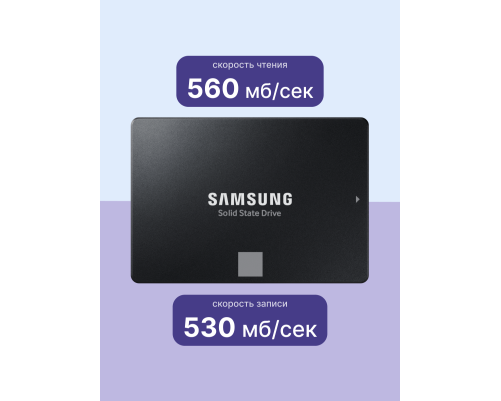 Твердотельный накопитель Samsung 870 EVO, 250GB, 2.5" Твердотельный накопитель Samsung 870 EVO, 250GB, 2.5"