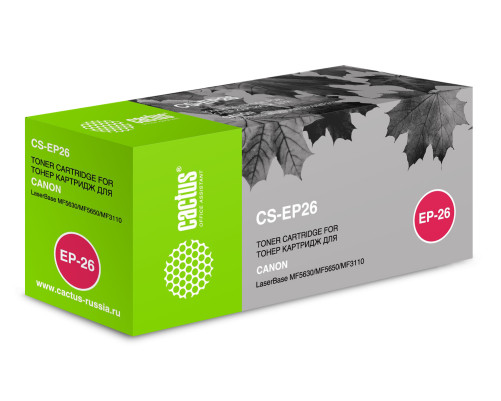 Картридж Cactus CS-EP26 EP-27 для Canon LB MF5630/MF5650/MF3110 (2500 стр.) Картридж Cactus CS-EP26 EP-27 для Canon LB MF5630/MF5650/MF3110 (2500 стр.)