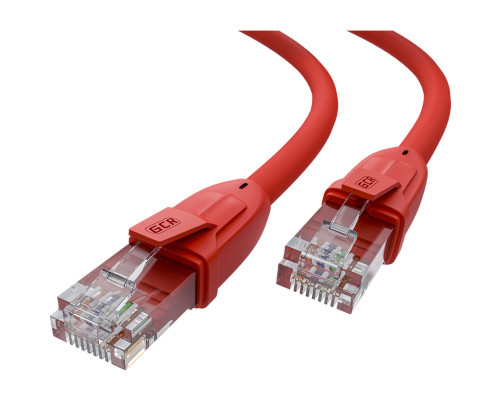 Патч-корд прямой 7.5m UTP кат.6, красный, 24 AWG, ethernet high speed, RJ45, T568B, GCR-52707 Патч-корд прямой 7.5m UTP кат.6, красный, 24 AWG, ethernet high speed, RJ45, T568B, GCR-52707