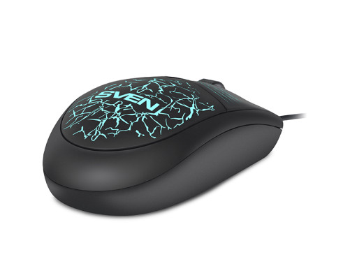 Мышь проводная SVEN RX-70, USB, чёрный Мышь проводная SVEN RX-70, USB, чёрный